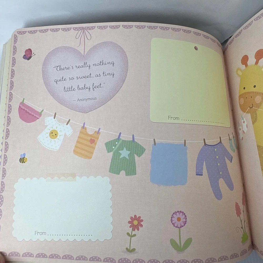 Wishes For Baby Tiger Tales Keepsake Memory Book Baby‎ Shower Gift New Mom